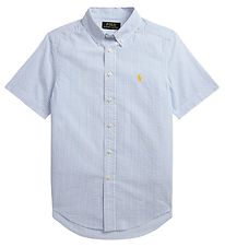 Polo Ralph Lauren Shirt s/s - Classic II - Blue/White Striped