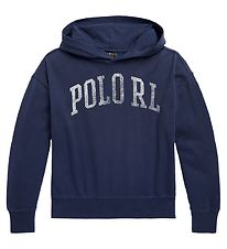 Polo Ralph Lauren Kapuzenpullover - Uhr Hill - Navy m. Weiß