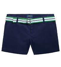 Polo Ralph Lauren Shorts - Titta Hill - Marinbl m. Blte