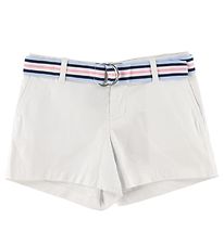 Polo Ralph Lauren Shorts - Watch Hill - White w. Belt