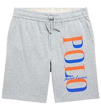 Polo Ralph Lauren Sweat Shorts - Classic II - Grey Melange w. Po