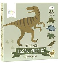 A Little Lovely Company Jigsaw Puzzle - 5-I-1 - Dinosaur
