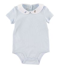 Polo Ralph Lauren Body k/ - Babykollektion - Hellblau m. Vogel