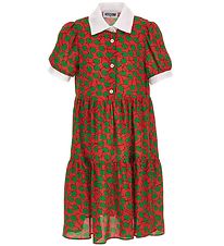 Moschino Dress - Red/Green w. Wear