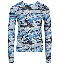 Grunt Blouse - Rib - Ime - Blue