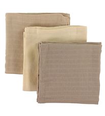 Sebra Spucktcher - 3er-Pack - Mondlichtbeige