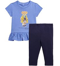 Polo Ralph Lauren Stuttermabolur/Leggings - Horfa Hill - Harbour