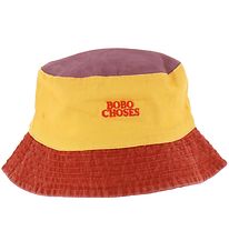 Bobo Choses Bucket Hat - Color Block - Red/Yellow/Purple