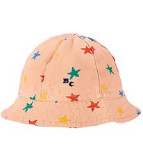 Bobo Choses Bucket Hat - Multicolour Stars - Pink