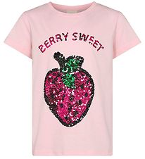Petit by Sofie Schnoor T-shirt - Coral w. Strawberry