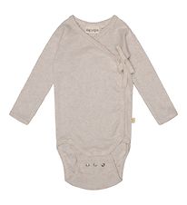 That's Mine Wrap samfella - Becca - Rib - Light Brown Melange