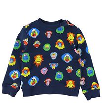 Stella McCartney Kids Peysa - Dökkblátt M. Apar