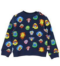 Stella McCartney Kids Sweatshirt - Marinbl m. Aber