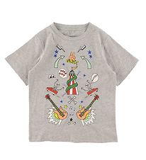 Stella McCartney Kids T-shirt - Grmelerad m. Tryck