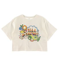 Stella McCartney Kids T-shirt - Cropped - White w. Print