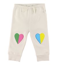 Stella McCartney Kids Sweatpants - White w. Hearts