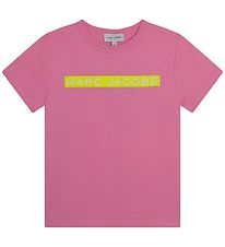 Little Marc Jacobs T-shirt - Apricot w. Neon Yellow