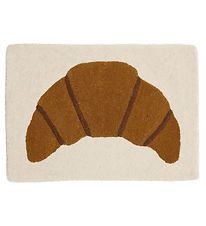 OYOY Tapestry/Rug - 65x45 cm - Brown w. Croissant