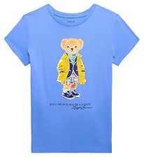Polo Ralph Lauren T-shirt - Titta Hill - Ljusbl m. Gosedjur