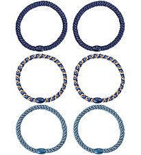 Kknekki Elastics - 6-Pack - Slim - Blue