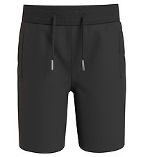 Calvin Klein Sweat Shorts - Logo Tape Jogger - Black