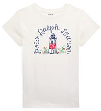 Polo Ralph Lauren T-Shirt - Kijk Hill - Wit m. Vuurtoren