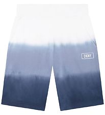 DKNY Shorts - Blau/Wei m. Print