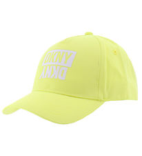 DKNY Cap - Lemon w. White
