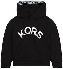 Michael Kors Kapuzenpullover - Schwarz m. Silber