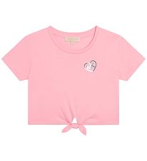 Michael Kors T-shirt - Cropped - Washed Pink