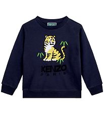 Kenzo Sweatshirt - Marinbl m. Tiger