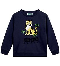 Kenzo Sweatshirt - Navy m. Tijger