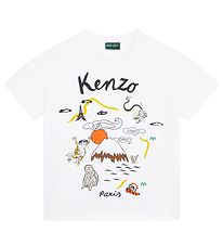 Kenzo T-shirt - White w. Print