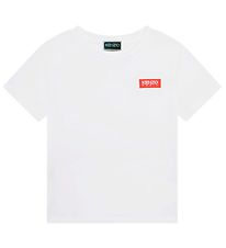 Kenzo T-shirt - White w. Orange