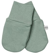 Racing Kids Mittens - Dusty Green