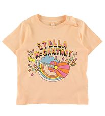 Stella McCartney Kids T-Shirt - Oranje m. Gitaar