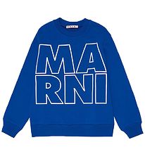 Marni Sweatshirt - Blauw m. Wit