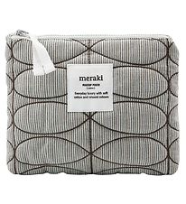 Meraki Cosmetic bag - Mentha - Light Grey/Army Green