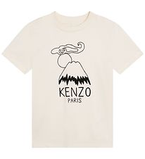 Kenzo T-shirt - Cream w. Print