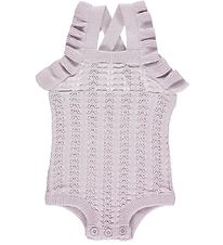 Müsli Summer Romper - Knitted - Needle Out - Soft Lilac