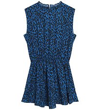 Zadig & Voltaire Dress - Electric Blue w. Leopard Print
