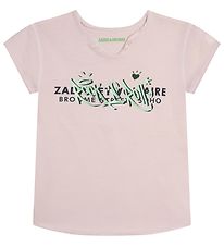 Zadig & Voltaire T-shirt - Lilac w. Green