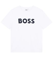 BOSS T-shirt - Vit m. Marinbl