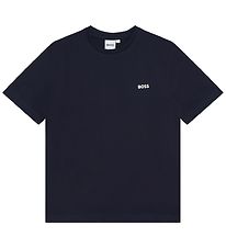 BOSS Stuttermabolur - Svart
