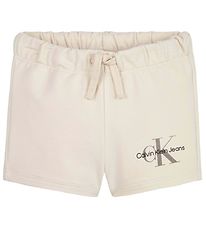Calvin Klein Stuttbuxur - Whitecap Grey