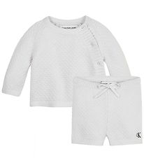 Calvin Klein Gift Box - Blouse/Shorts - Knitted - Ghost Grey