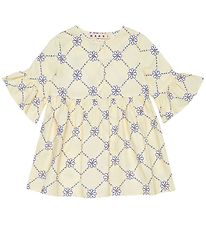 Marni Dress - Yellow w. Flowers