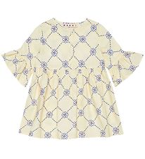 Marni Dress - Yellow w. Flowers