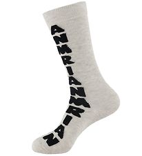 Marni Socks - Grey Melange/Black