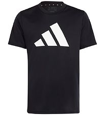 adidas Performance T-Shirt - U TR-ES Logo T - Zwart/Wit